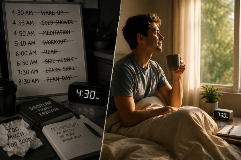 Why I Stopped Trying Extreme Morning Routines